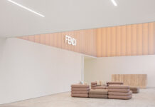 Spazio Fendi Solari showroom-show area, Fendi Architecture Department, Milano