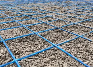 Blu Mesh® in GFRP: rete innovativa in fibra di vetro per il rinforzo del calcestruzzo