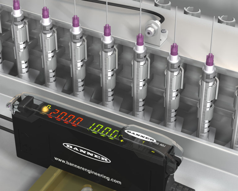 Amplificatore a fibre ottiche con display doppio