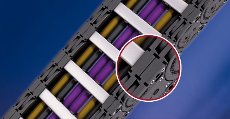 Catene portacavi a più bande per pesi elevati