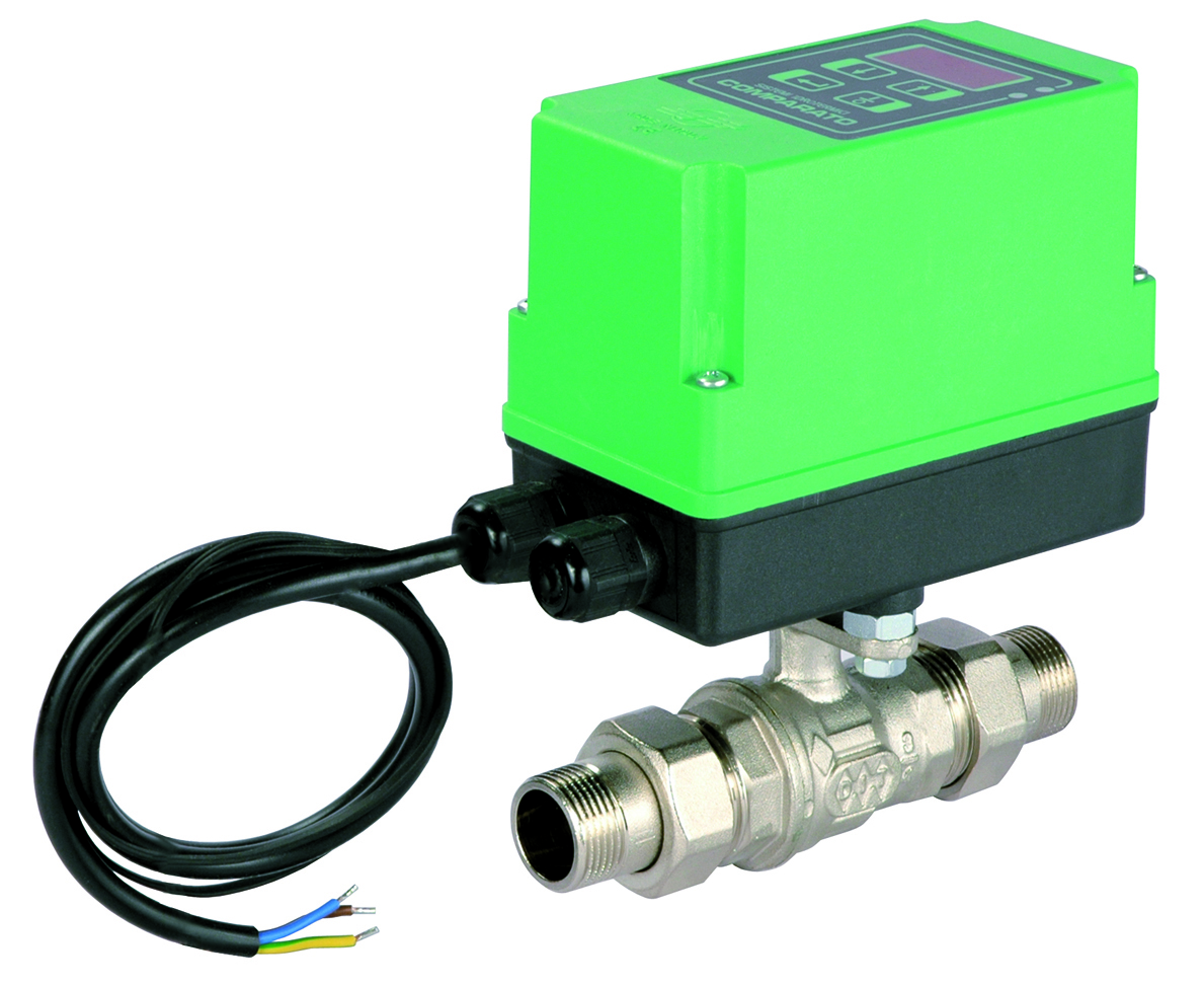 Servocomando Comparato Diamant 2000 DY242 – Attuatore 24V 11Nm Per Valvole A Sfera 2/3 Vie, By-pass, 35s Per 90°