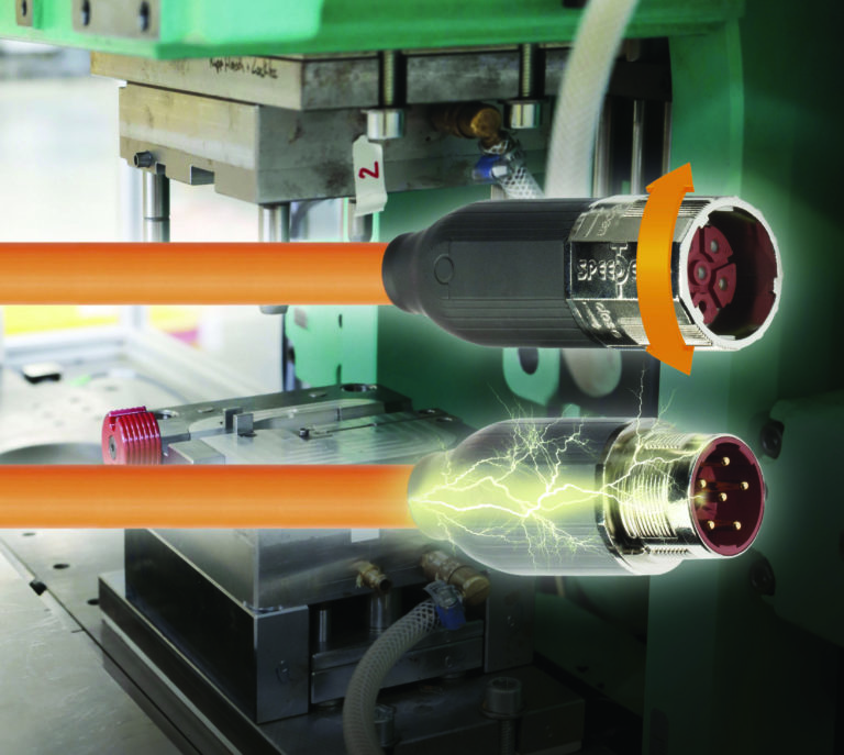 Connettori con guscio estruso in materiale ESD