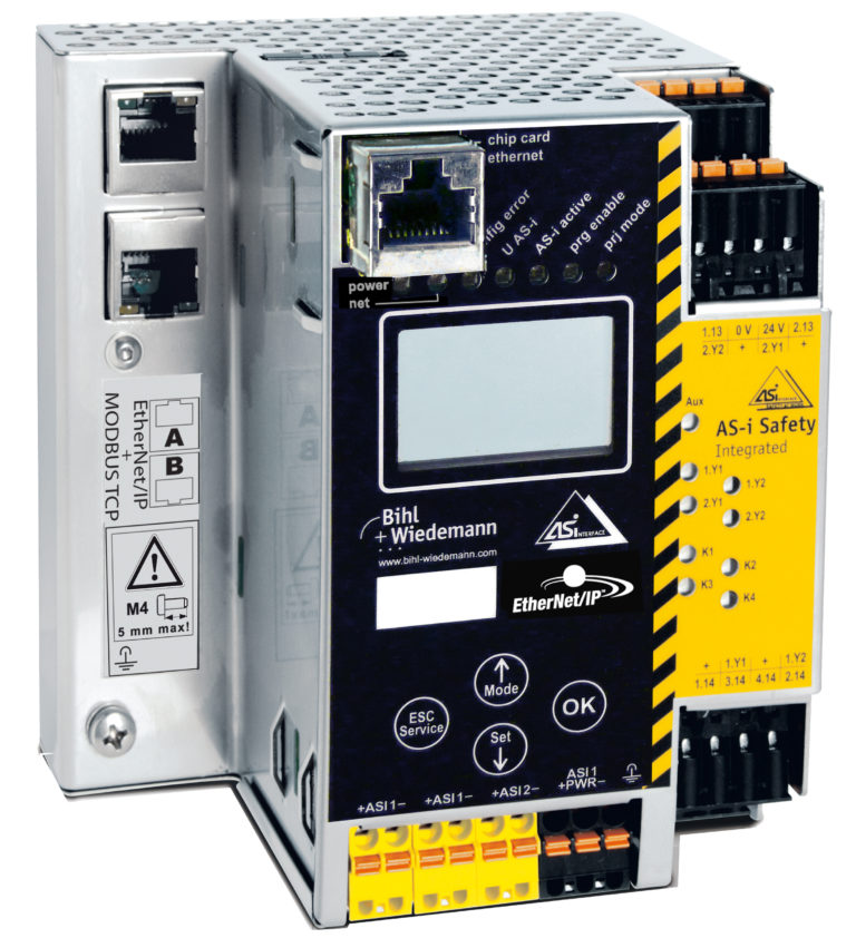 SafeLink con il Gateway AS-i 3.0 EtherNet/IP+Modbus TCP