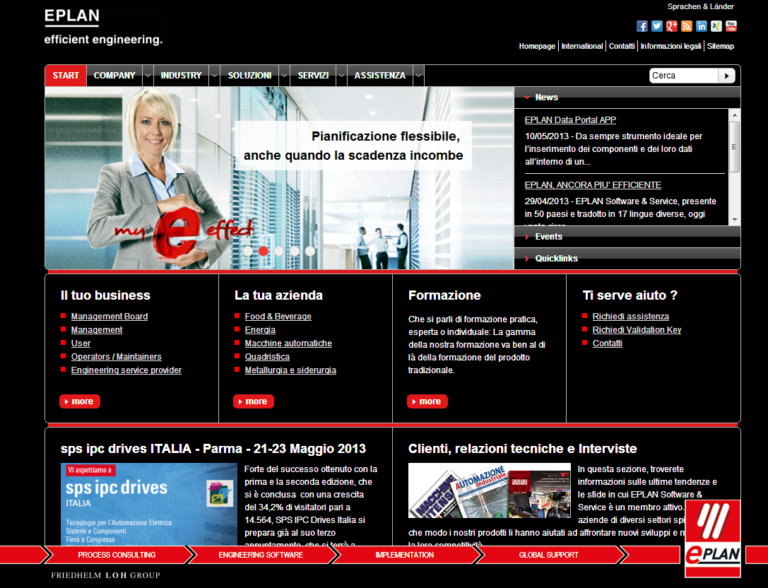 Eplan presenta il nuovo sito web