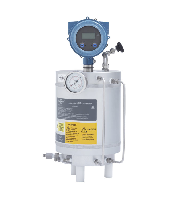 Strumenti di misura online di densità specifica per gas