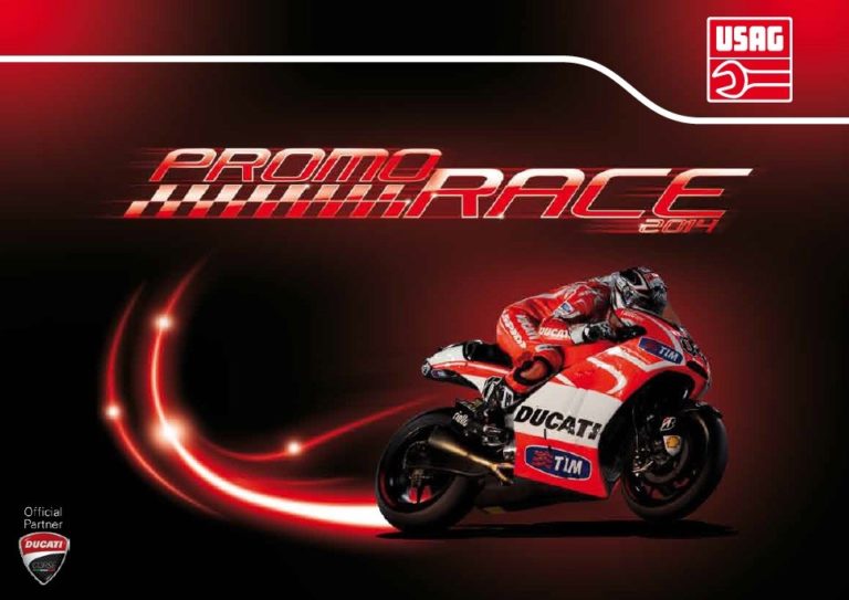 “Promo race 2014”: la qualità dei prodotti USAG a prezzi scontati e Omaggi firmati ducati corse