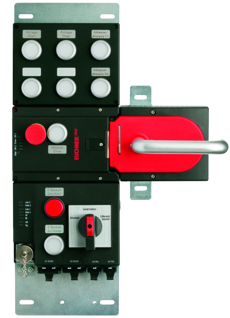 Sistemi integrati di sicurezza EUHNER MGB per ripari in versione Profinet/Profisafe