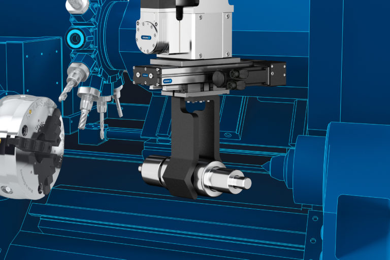 Versatile pinza meccatronica a corsa lunga