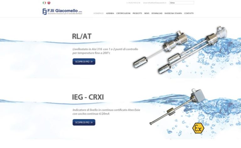 Il sito internet aziendale cambia veste grafica e rinnova le sue funzionalità