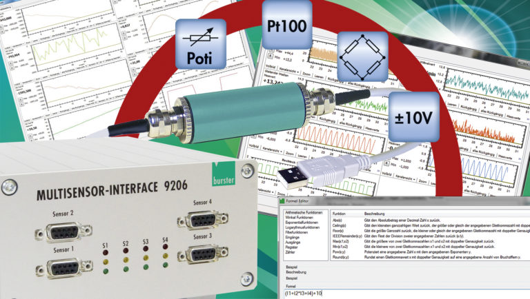 Dal sensore direttamente alla porta USB: plug & measure!