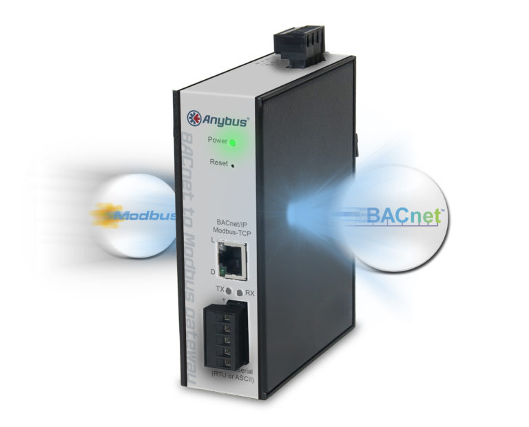 Il nuovo gateway Anybus permette ai dispositivi Modbus di comunicare con BACnet
