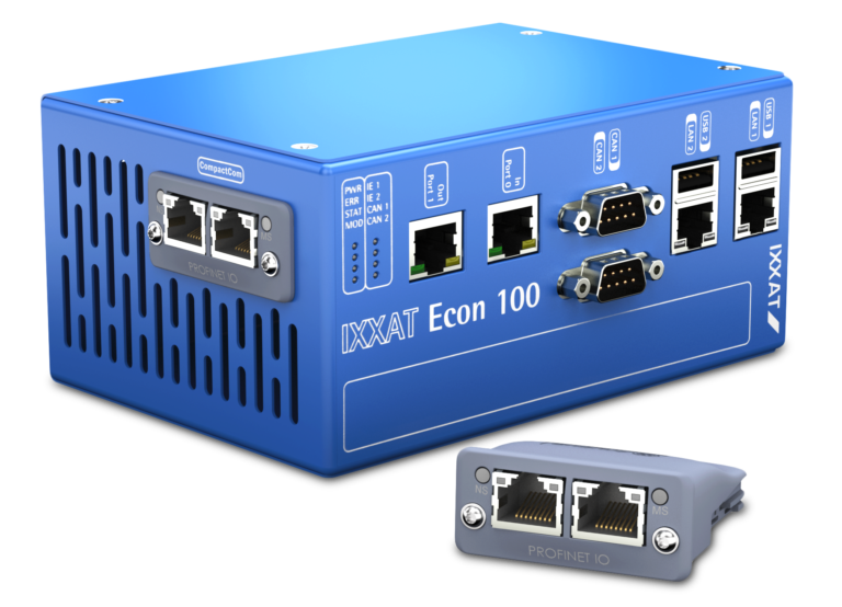Il controllo macchine e la connettività di reti industriali combinati nel nuovo Econ 100 di IXXAT