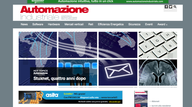 Automazione Industriale, la novità è on line