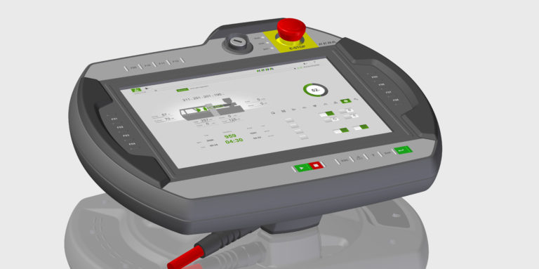 Pannello Operatore Mobile da 10” con cavo e funzioni di sicurezza integrate