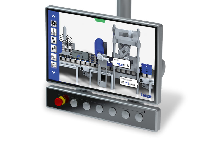 Scorrere, trascinare, ingrandire: operatività e monitoraggio delle macchine è più facile