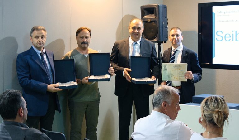 Seibaedisa premiata per la sicurezza a SPS