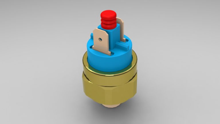 Minipressostato a scatto rapido con riarmo manuale