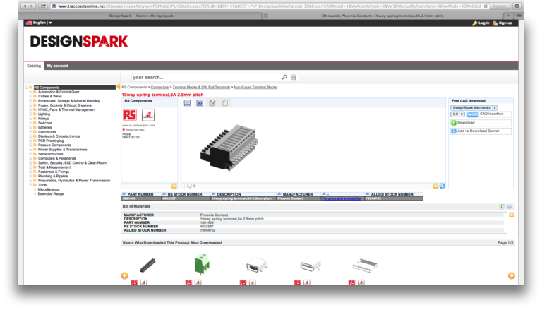 Oltre 1 milione di modelli 3D scaricati dal sito di RS