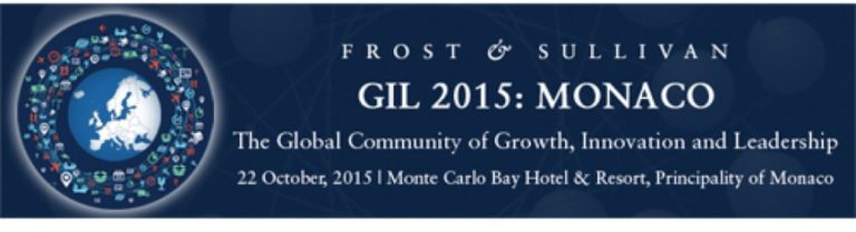 I più importanti leader industriali si riuniranno per la seconda edizione dell’evento di Frost & Sullivan GIL 2015 Monaco il prossimo 22 ottobre a Montecarlo
