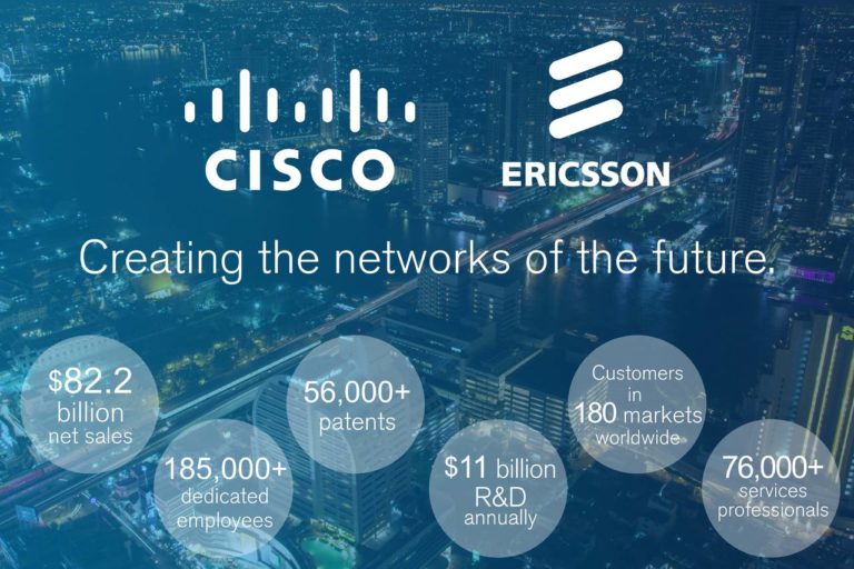 Cisco si allea con Ericsson per le reti del futuro