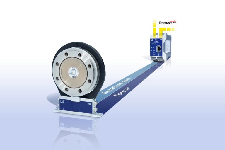 Torsiometro a flangia Hbm per rotazioni high speed con gateway EtherCat