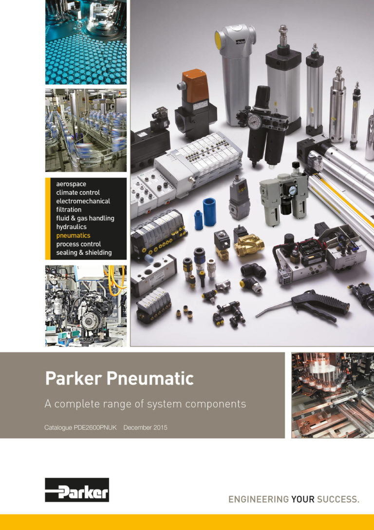Nuovo catalogo Parker Hannifin per la pneumatica