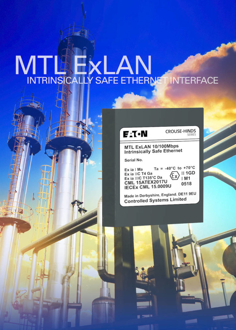 Eaton lancia un’interfaccia Ethernet a sicurezza intrinseca  