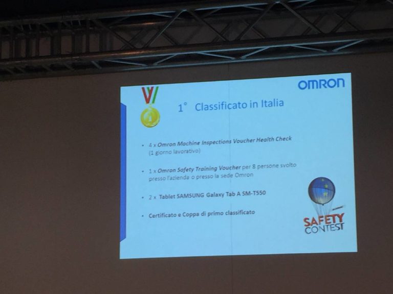 Working Process vince lo European Safety Contest Omron 2015
