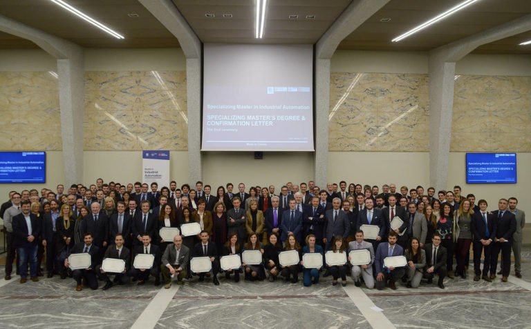 Al via la VI edizione del Master per futuri specialisti di automazione e Industry 4.0