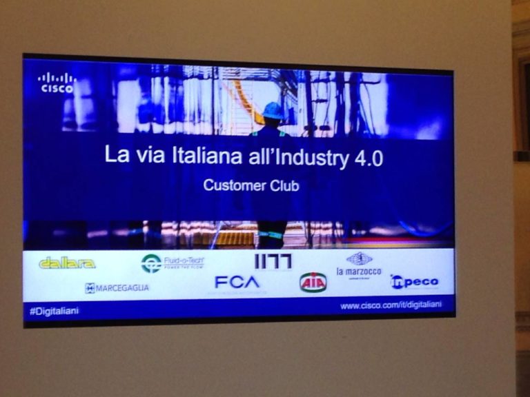 Cisco traccia  “La via italiana all’Industria 4.0