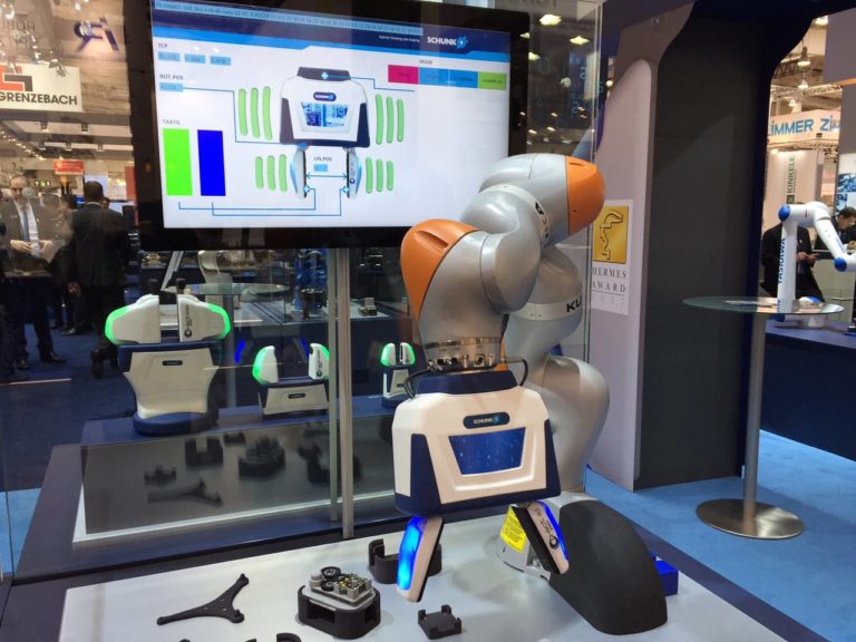 Il modulo JL1 Co-act Gripper di Schunk ha vinto l’Hermes Award 2017