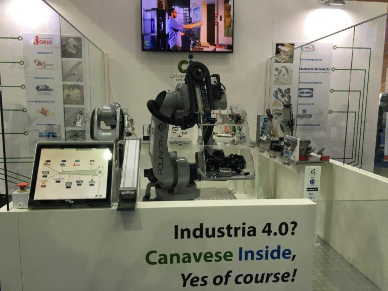Canavese Robot: la cella Robotizzata ideata dalla rete d’impresa Canavese Inside
