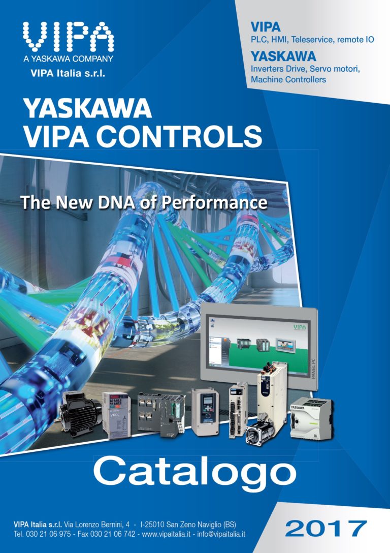 Nel nuovo catalogo Vipa le soluzioni motion control di Yaskawa