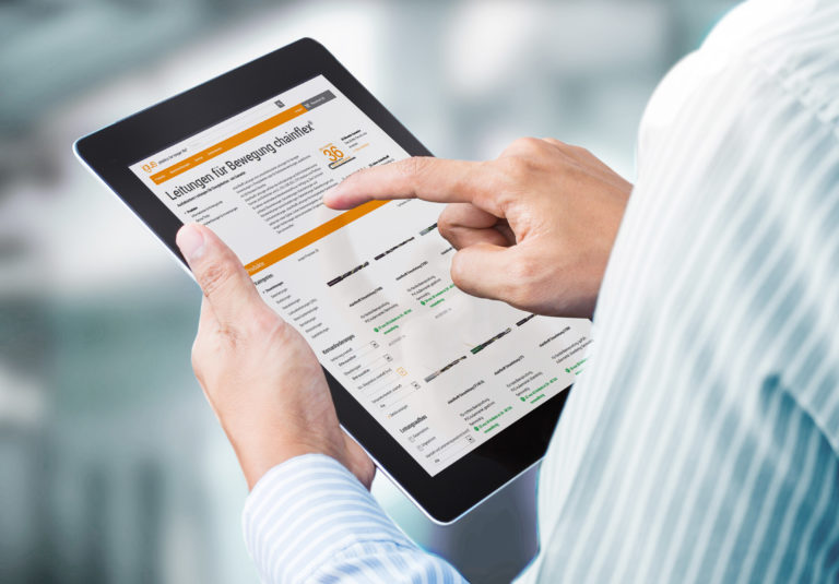 Igus ha ottimizzato il proprio sito Web chainflex