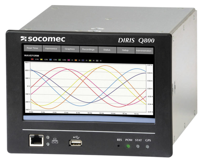 Socomec DirisQ800, un analizzatore di rete rivoluzionario