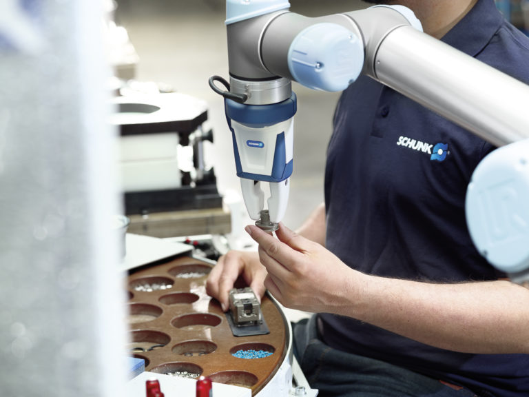 Le pinze collaborative Schunk, ora certificate, in mostra a Mecspe 2018