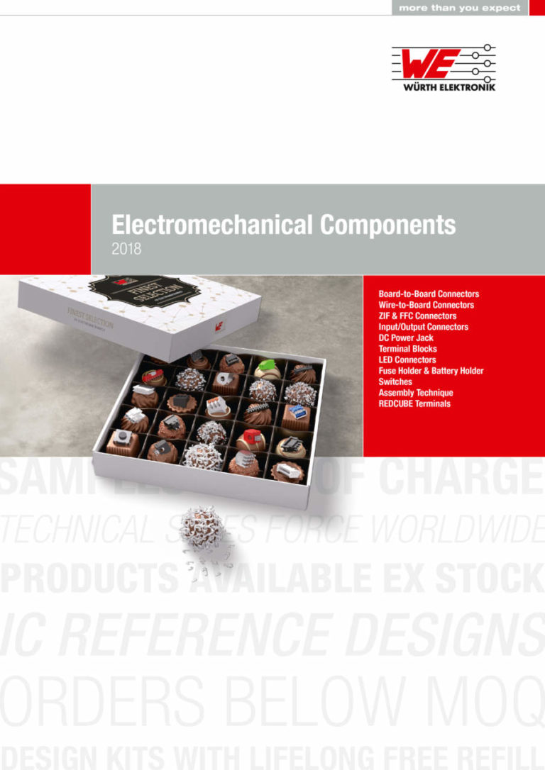 Würth Elektronik eiSos amplia il catalogo di componenti elettromeccanici