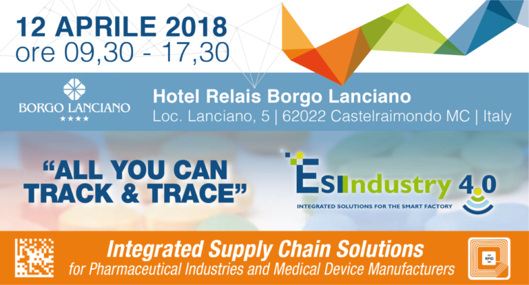 Il Life Sciences a convegno: All You Can Track And Trace 2018