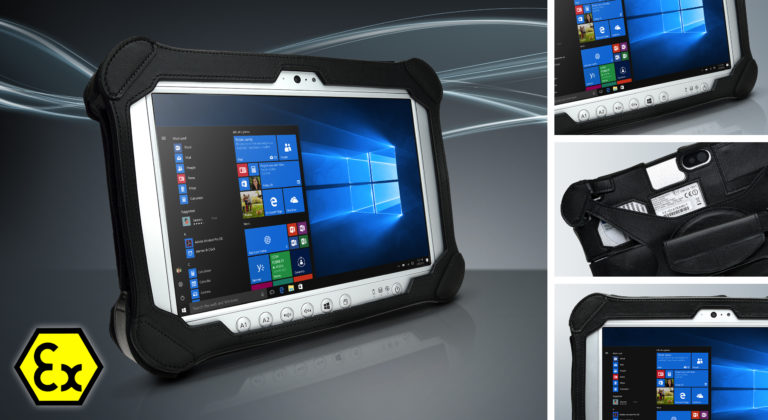 Nuovo tablet Panasonic Windows fully rugged certificato Atex zona 2