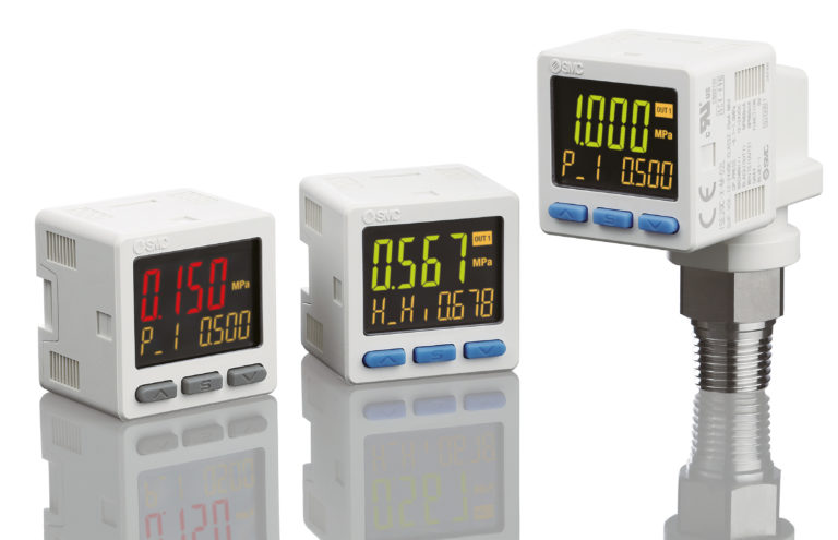 SMC riunisce in una serie tutta la gamma di pressostati digitali