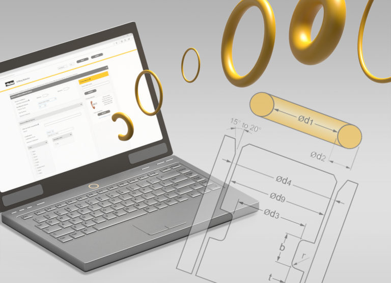Un innovativo selettore di O-ring Parker online, per materiali e dimensioni