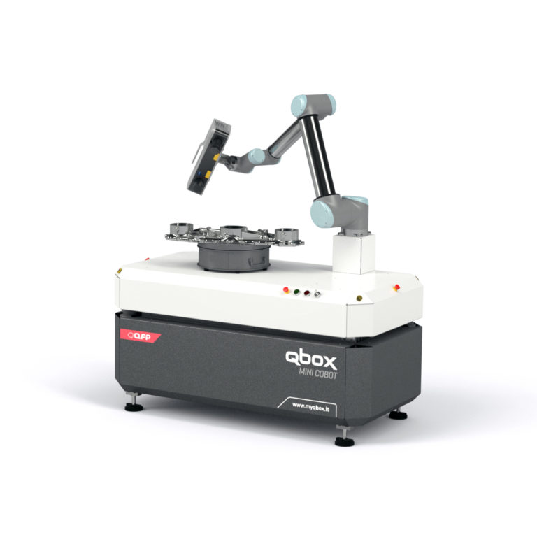 QBOX Mini Cobot, un sistema di scansione 3D contactless