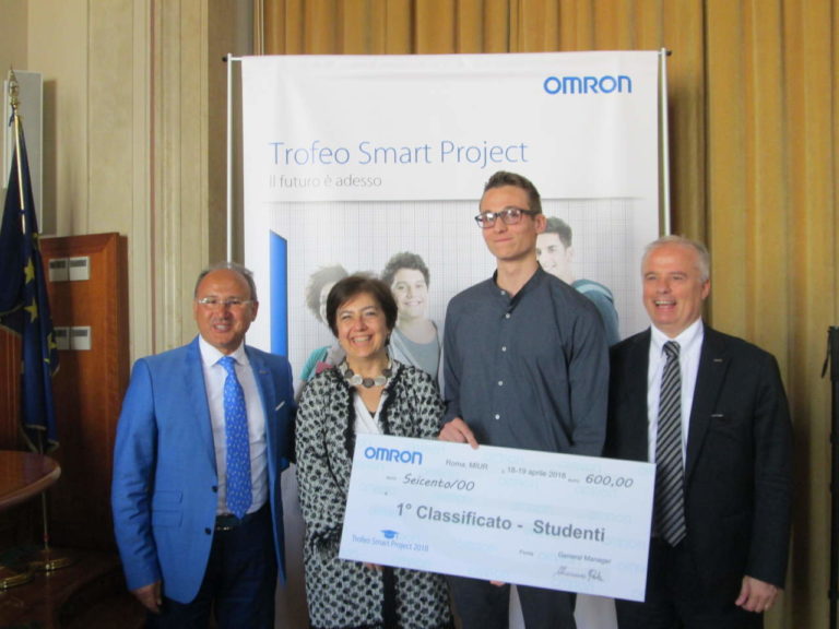 Assegnati i premi del Trofeo Smart Project Omron 2018