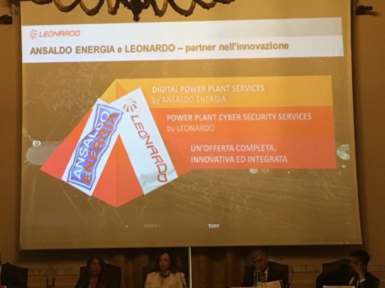 Ansaldo Energia e Leonardo per la cybersecurity delle infrastrutture strategiche