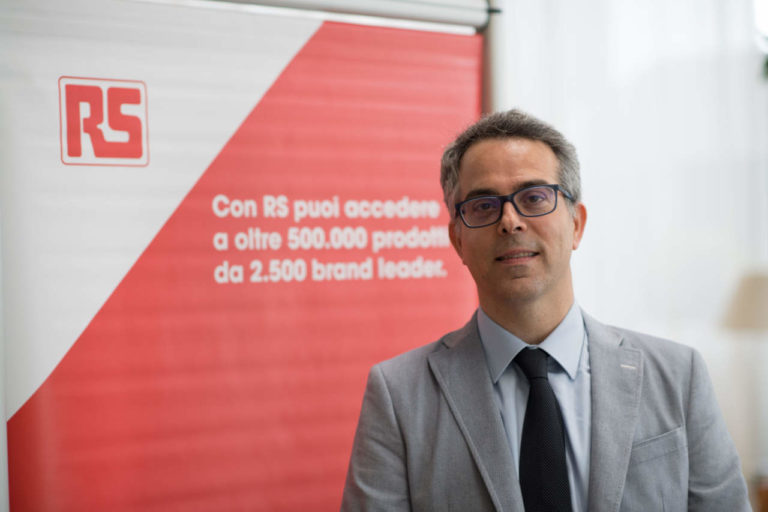 Diego Comella guida la squadra italiana di RS Components
