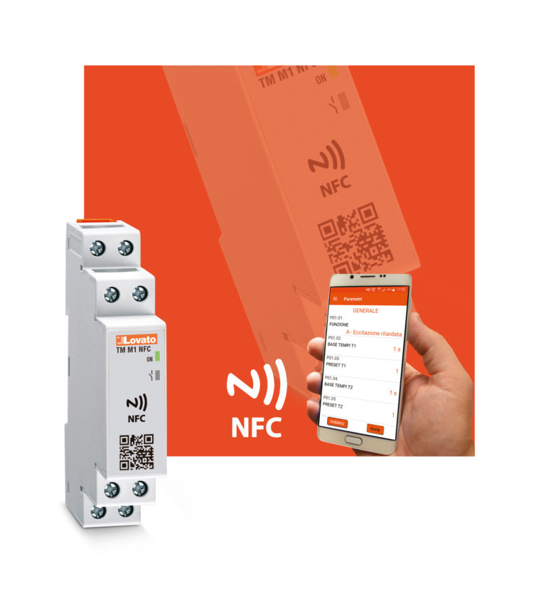 Da Lovato un temporizzatore multifunzione con tecnologia NFC