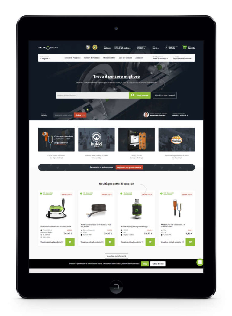 Sensori online: autosen.com arriva in Italia