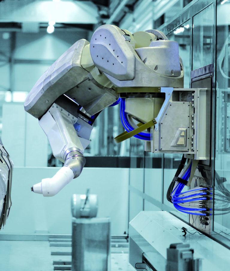 Robot Dürr in un nuovo impianto di verniciatura di General Motors