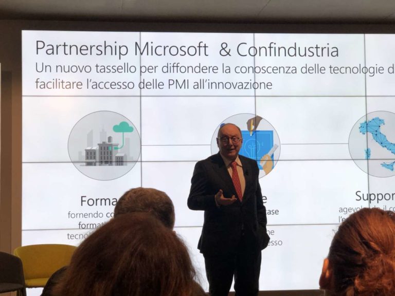 Microsoft con Confindustria per digitalizzare le Pmi
