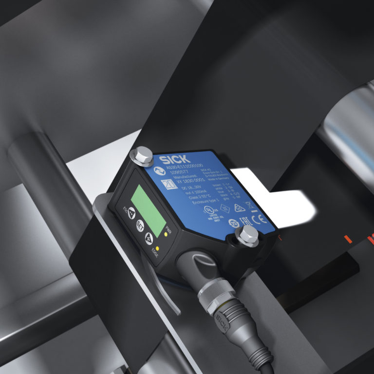 SICK AS30, sensore array per correggere il posizionamento di un oggetto